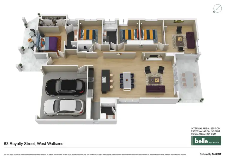 Floorplan of Homely house listing, 63 Royalty Street, West Wallsend NSW 2286