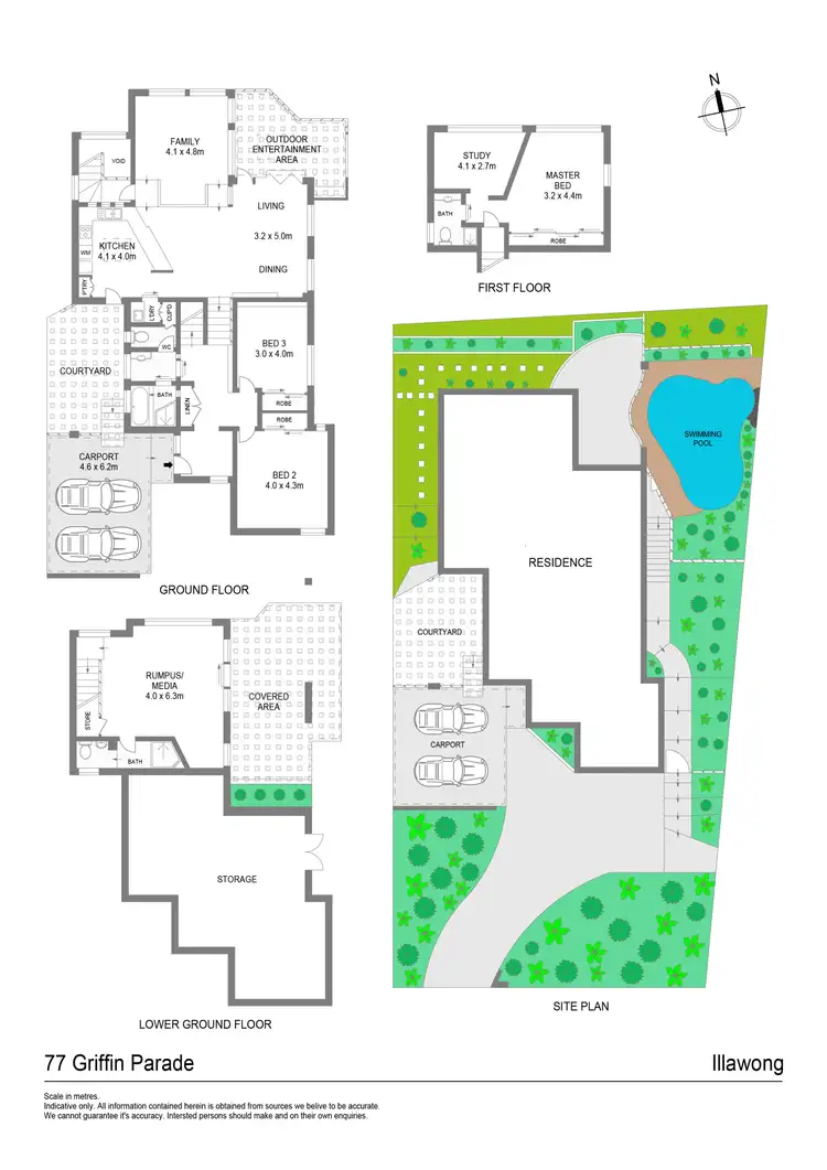 Floorplan of Homely house listing, 77 Griffin Parade, Illawong NSW 2234
