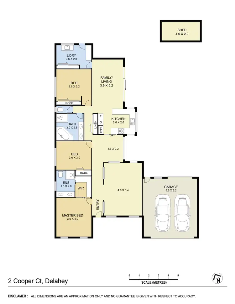 Floorplan of Homely house listing, 2 Cooper Court, Delahey VIC 3037