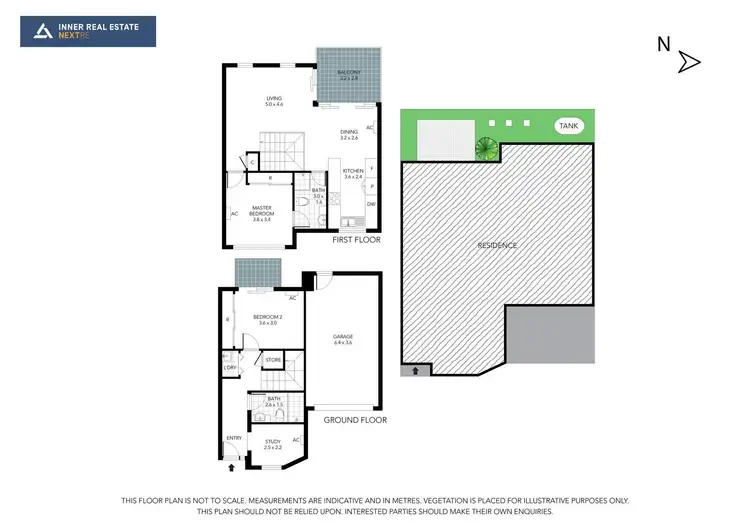 Floorplan of Homely townhouse listing, 2/26 Noble Street, Noble Park VIC 3174