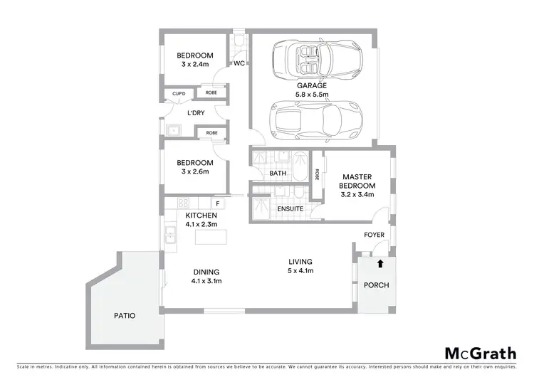 Floorplan of Homely house listing, 12 Brookfields Mews, Lavington NSW 2641