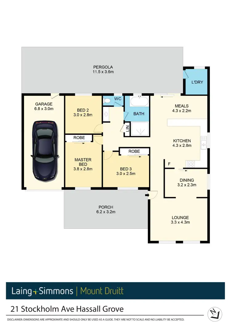 Floorplan of Homely house listing, 21 Stockholm Avenue, Hassall Grove NSW 2761