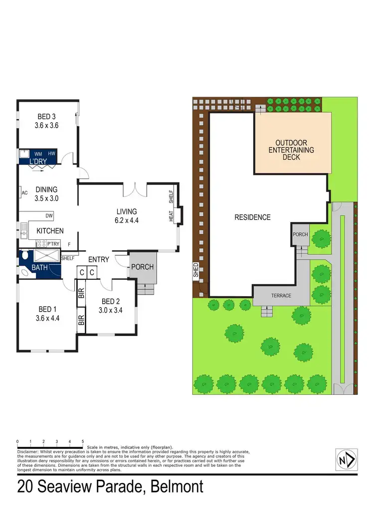 Floorplan of Homely house listing, 20 Seaview Parade, Belmont VIC 3216