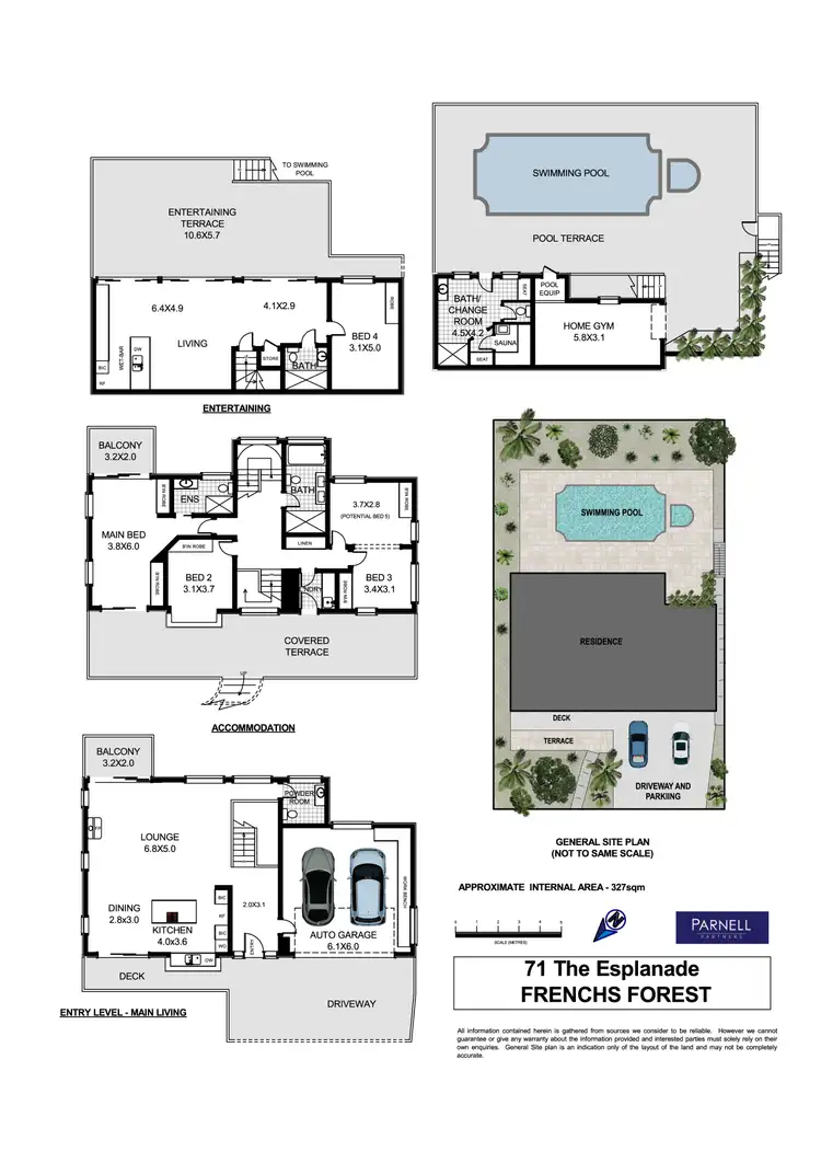 Floorplan of Homely house listing, 71 The Esplanade, Frenchs Forest NSW 2086