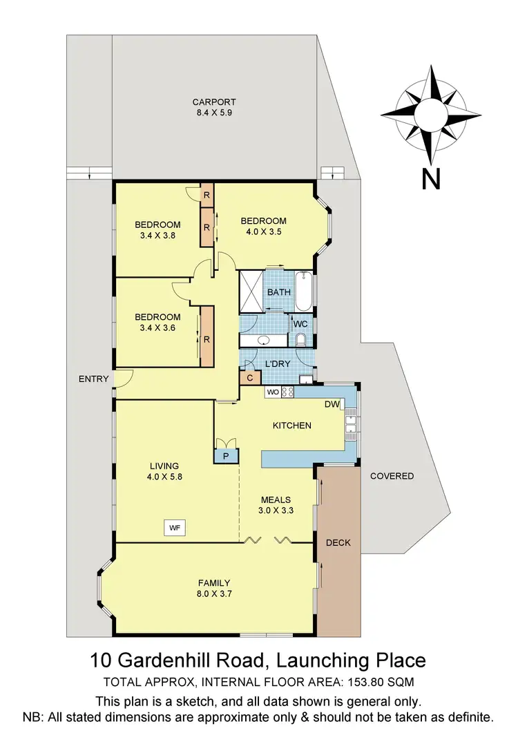 Floorplan of Homely house listing, 10 Gardenhill Road, Launching Place VIC 3139