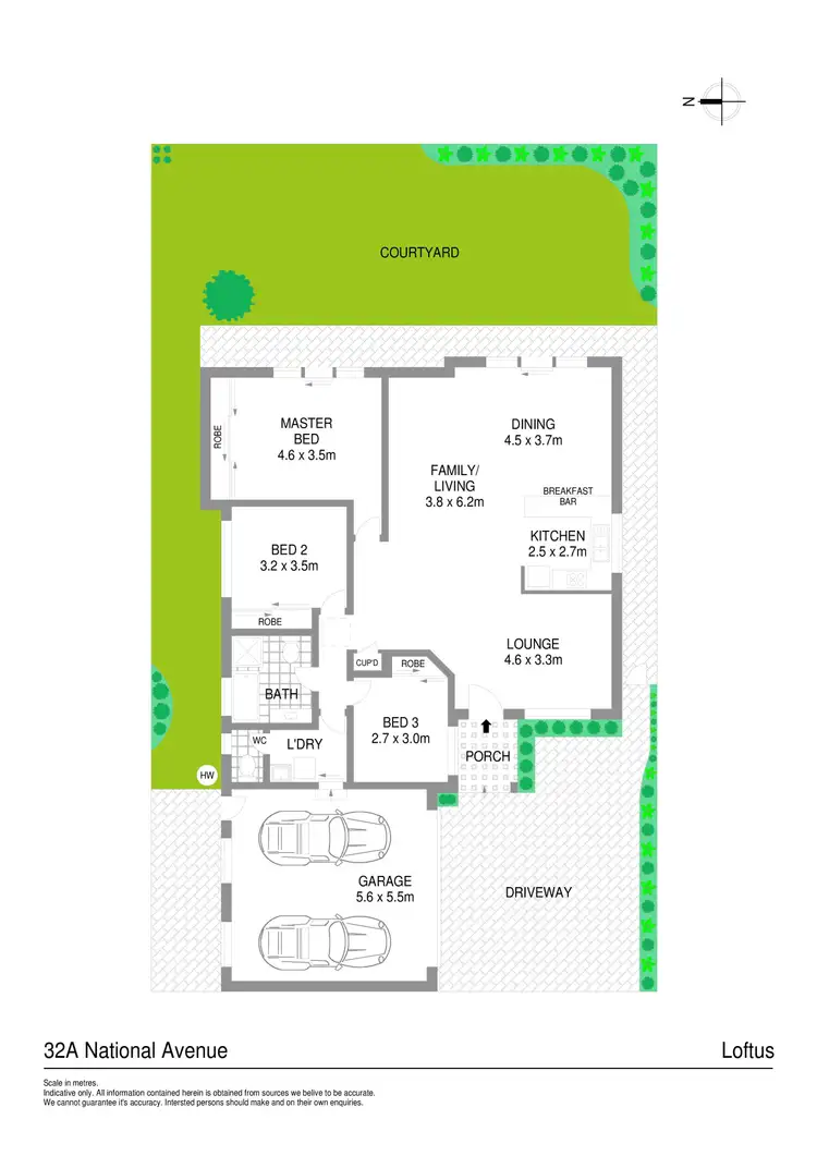 Floorplan of Homely house listing, 32A National Avenue, Loftus NSW 2232