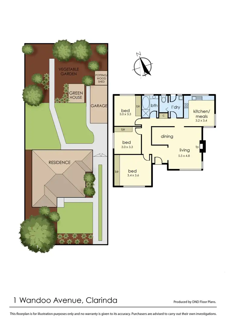 Floorplan of Homely house listing, 1 Wandoo Avenue, Clarinda VIC 3169