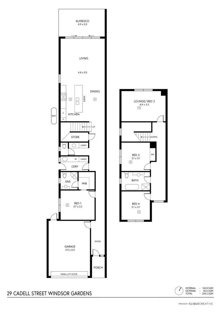 Floorplan of Homely house listing, 29 Cadell Street, Windsor Gardens SA 5087