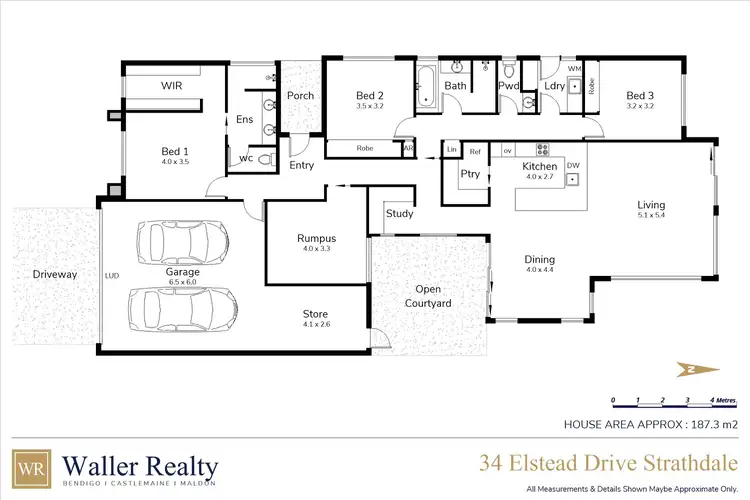 Floorplan of Homely house listing, 34 Elstead Drive, Strathdale VIC 3550