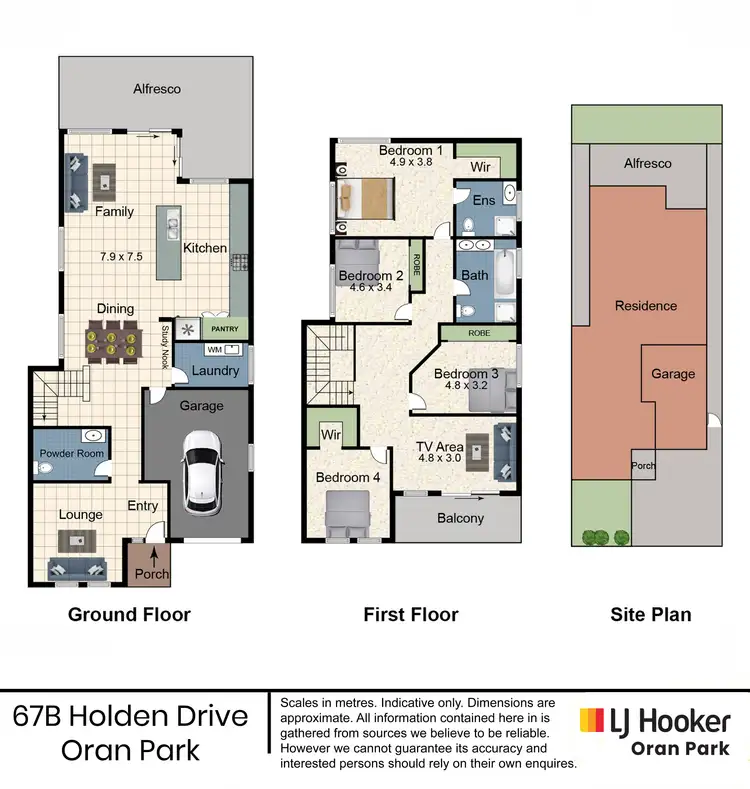 Floorplan of Homely house listing, 67B Holden Drive, Oran Park NSW 2570