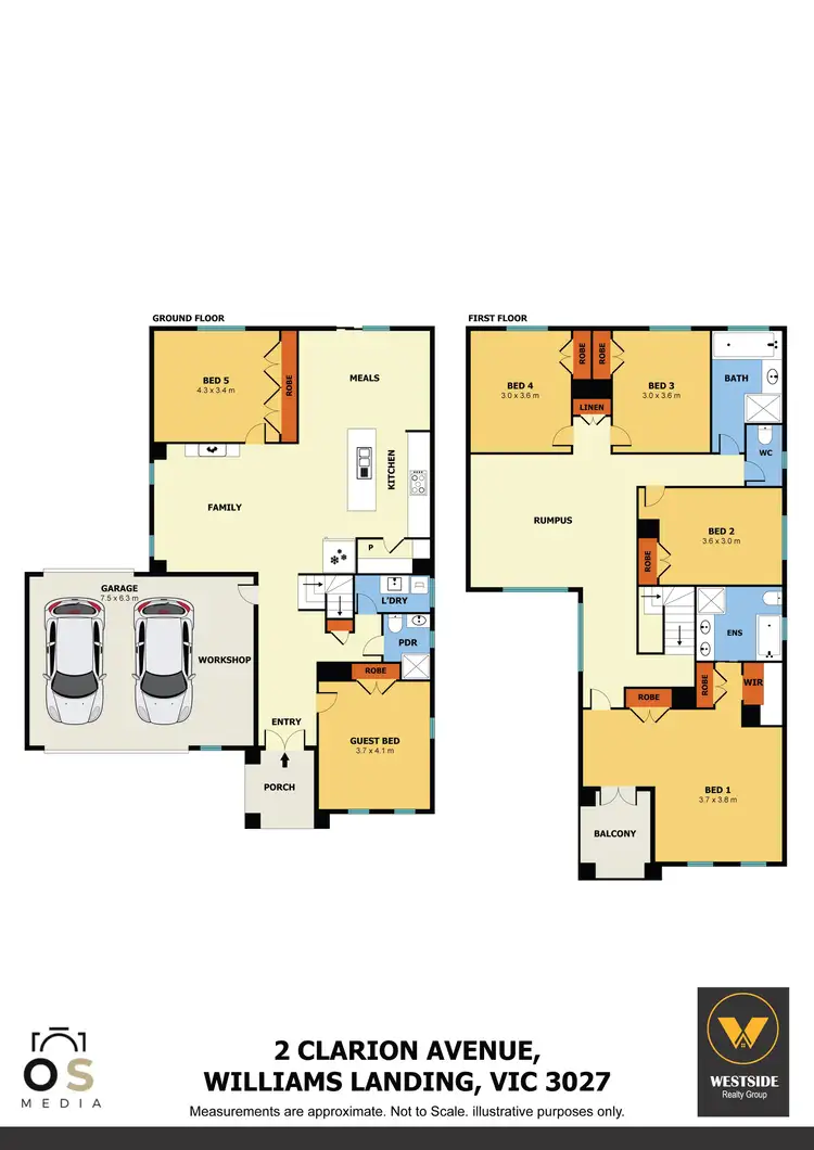 Floorplan of Homely house listing, 2 Clarion Avenue, Williams Landing VIC 3027