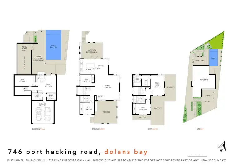 Floorplan of Homely house listing, 746 Port Hacking Road, Dolans Bay NSW 2229