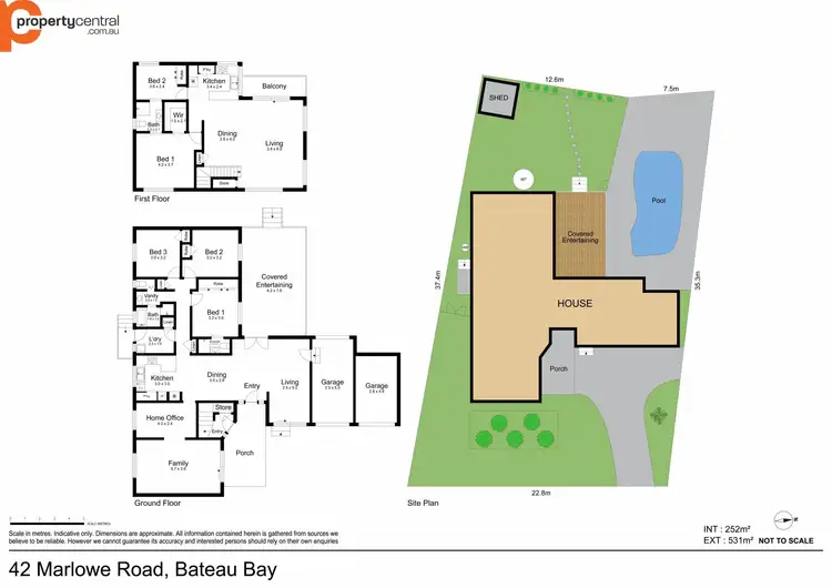 Floorplan of Homely house listing, 42 Marlowe Road, Bateau Bay NSW 2261