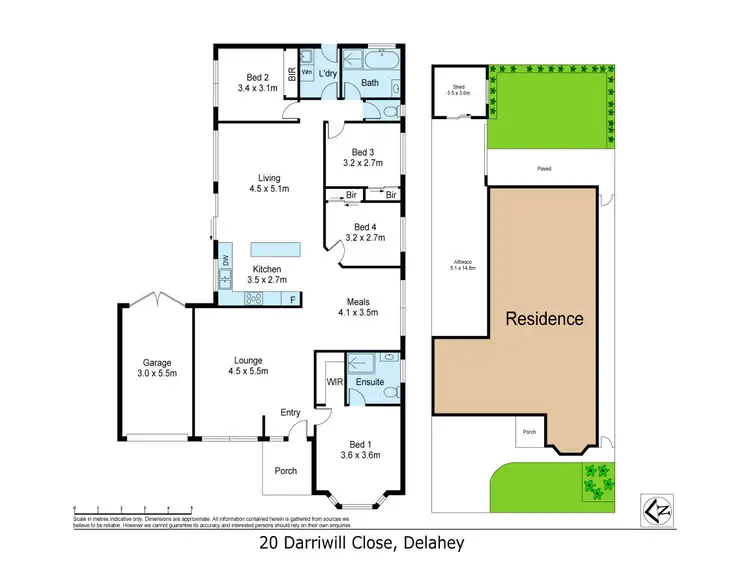 Floorplan of Homely house listing, 20 Darriwill Close, Delahey VIC 3037
