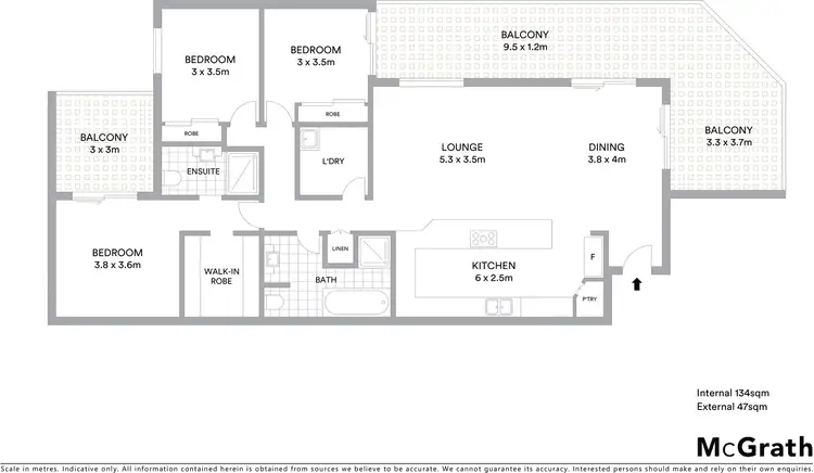 Floorplan of Homely apartment listing, 16/23 Market Street, Wollongong NSW 2500