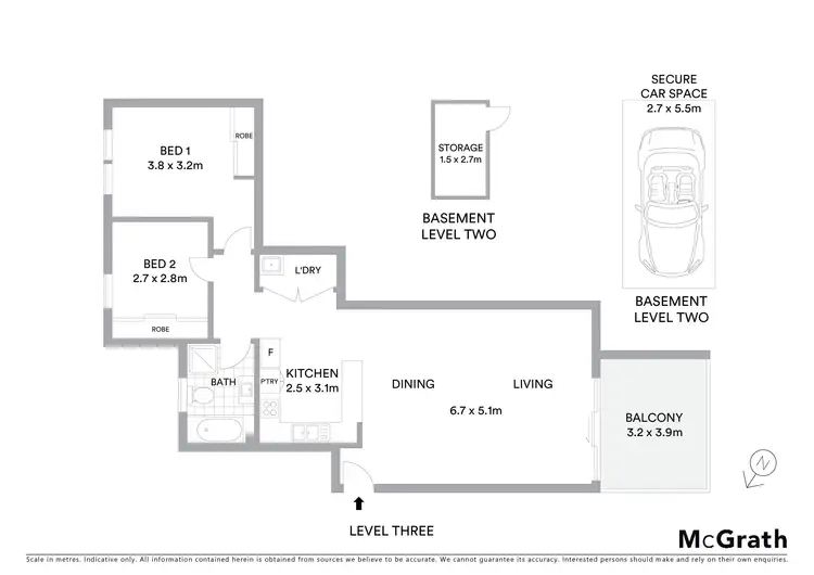 Floorplan of Homely apartment listing, 25/74 Woniora Road, Hurstville NSW 2220