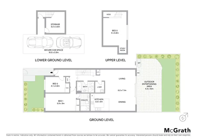 Floorplan of Homely villa listing, 3/193-195 Forest Road, Arncliffe NSW 2205