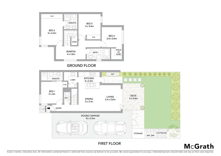 Floorplan of Homely townhouse listing, 3/1731 Dandenong Road, Oakleigh East VIC 3166