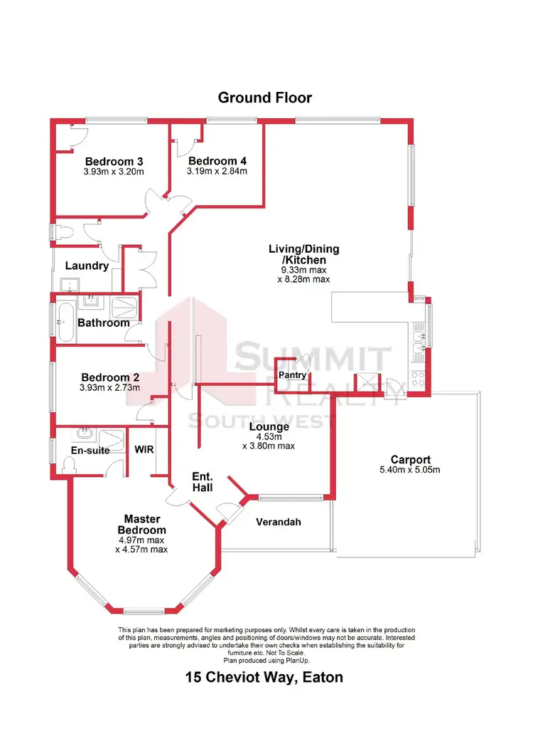 Floorplan of Homely house listing, 15 Cheviot Way, Eaton WA 6232