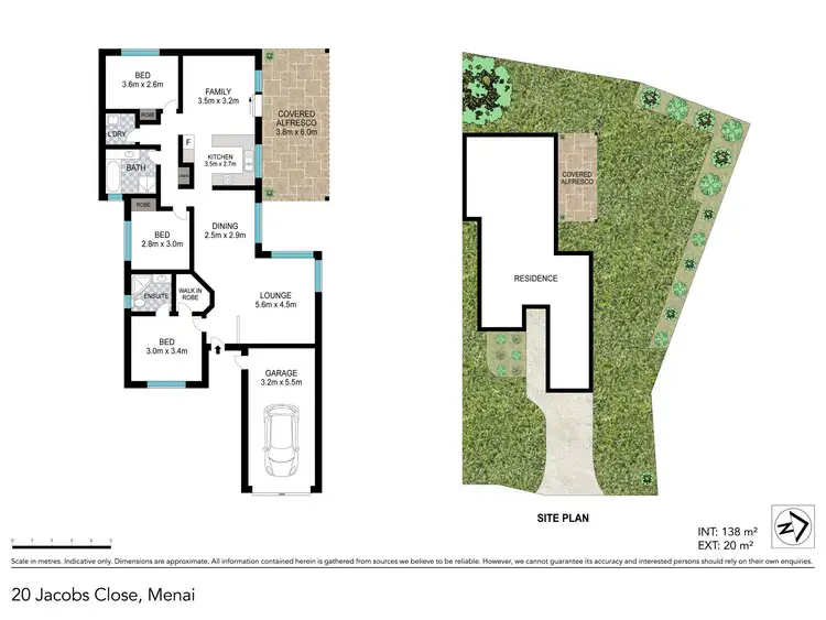 Floorplan of Homely house listing, 20 Jacobs Close, Menai NSW 2234