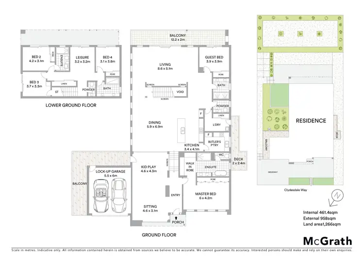 Floorplan of Homely house listing, 73 Clydesdale Way, Highton VIC 3216