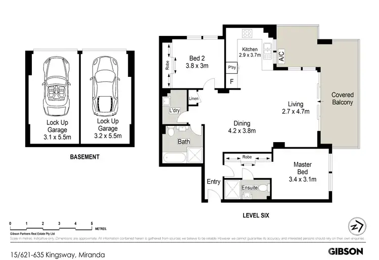 Floorplan of Homely apartment listing, 15/621-635 Kingsway, Miranda NSW 2228