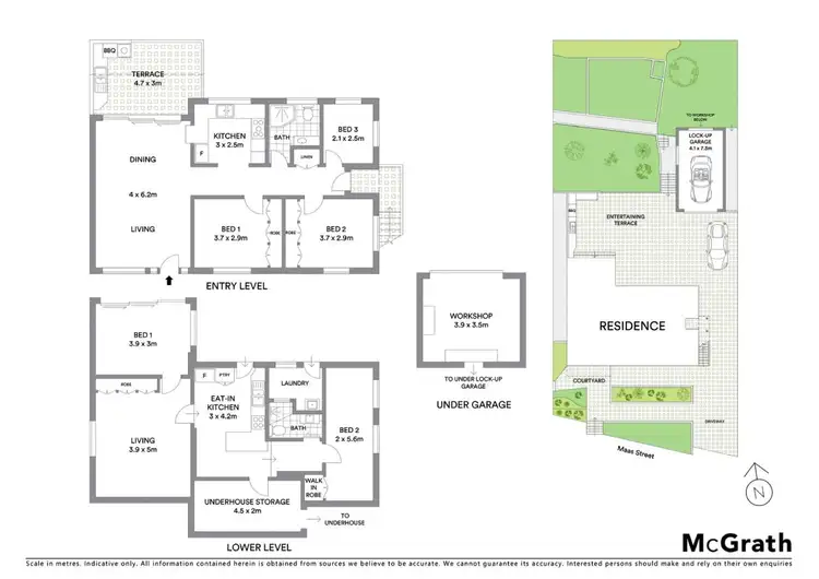Floorplan of Homely house listing, 4 Maas Street, Cromer NSW 2099