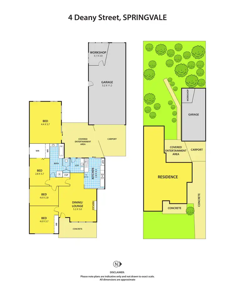 Floorplan of Homely house listing, 4 Deany Street, Springvale VIC 3171