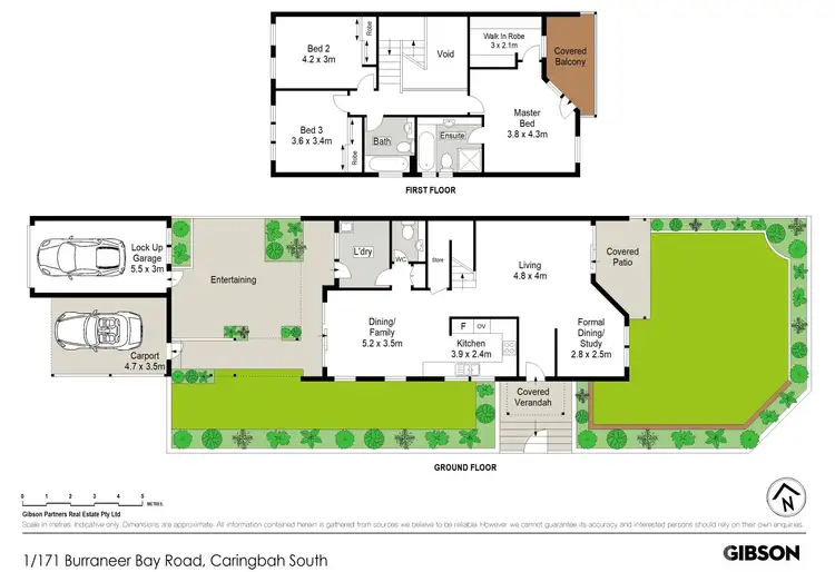 Floorplan of Homely townhouse listing, 1/171 Burraneer Bay Road, Caringbah South NSW 2229