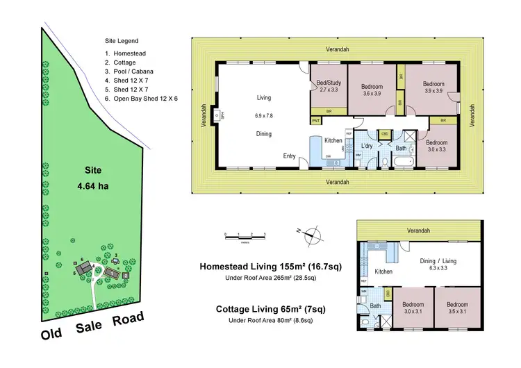 Floorplan of Homely rural property listing, 703 Old Sale Road, Brandy Creek VIC 3821