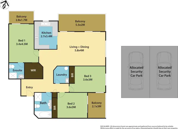 Floorplan of Homely apartment listing, 16/23 Methven Street, Mount Druitt NSW 2770