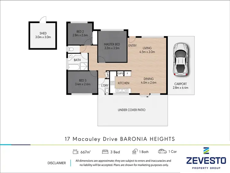 Floorplan of Homely house listing, 17 Macauley Drive, Boronia Heights QLD 4124