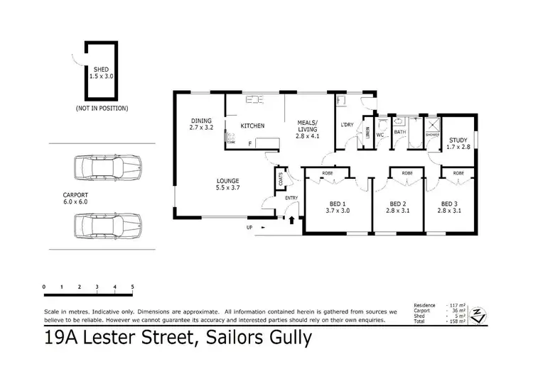 Floorplan of Homely house listing, 19A Lester Street, Sailors Gully VIC 3556