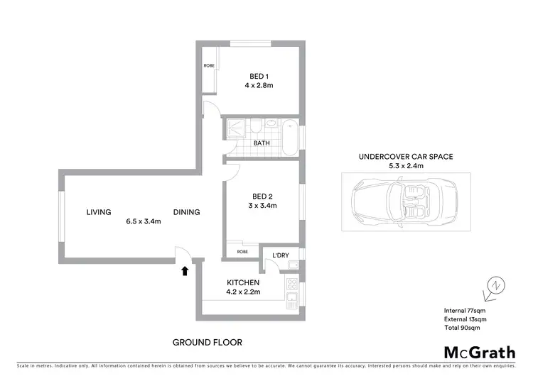Floorplan of Homely apartment listing, 5/10 Yangoora Road, Belmore NSW 2192