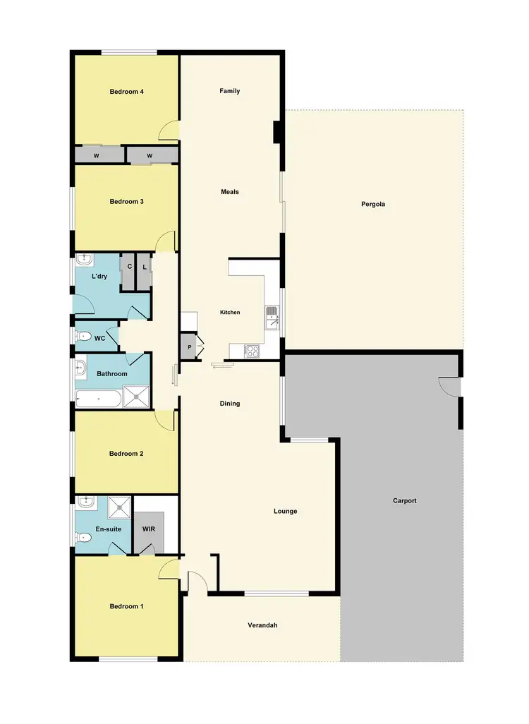 Floorplan of Homely house listing, 5 Lindsay Court, Stawell VIC 3380