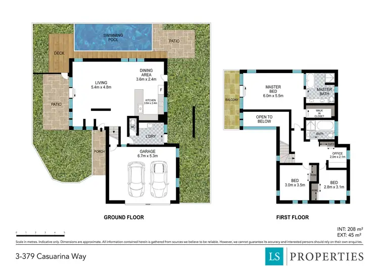 Floorplan of Homely townhouse listing, 3/379 Casuarina Way, Casuarina NSW 2487