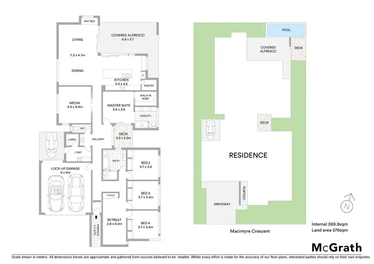 Floorplan of Homely house listing, 57 Macintyre Crescent, Pelican Waters QLD 4551