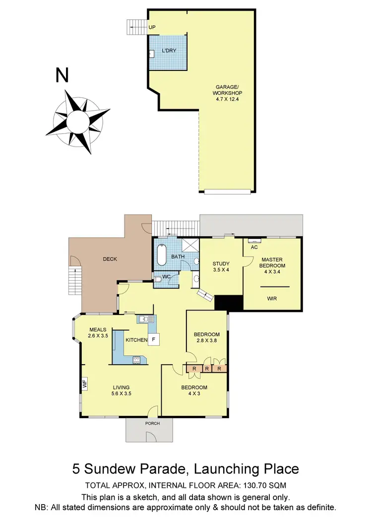 Floorplan of Homely house listing, 5 Sundew Parade, Launching Place VIC 3139
