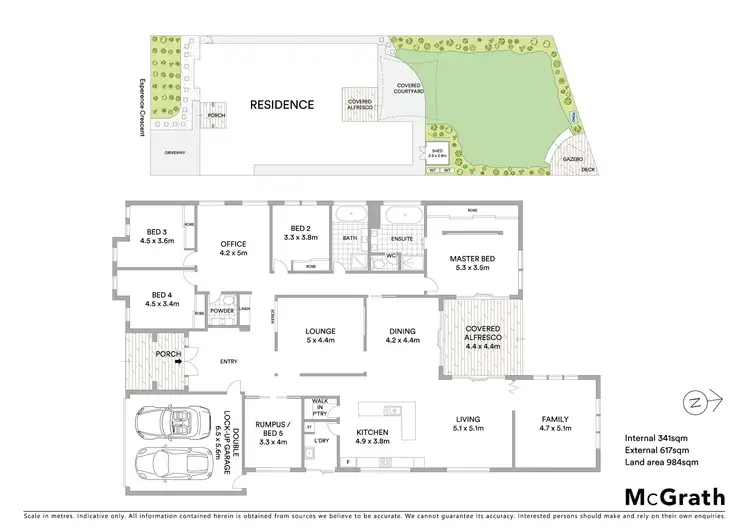 Floorplan of Homely house listing, 22 Esperence Crescent, Highton VIC 3216