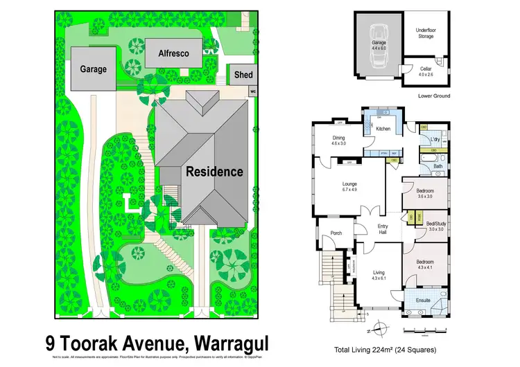 Floorplan of Homely house listing, 9 Toorak Avenue, Warragul VIC 3820