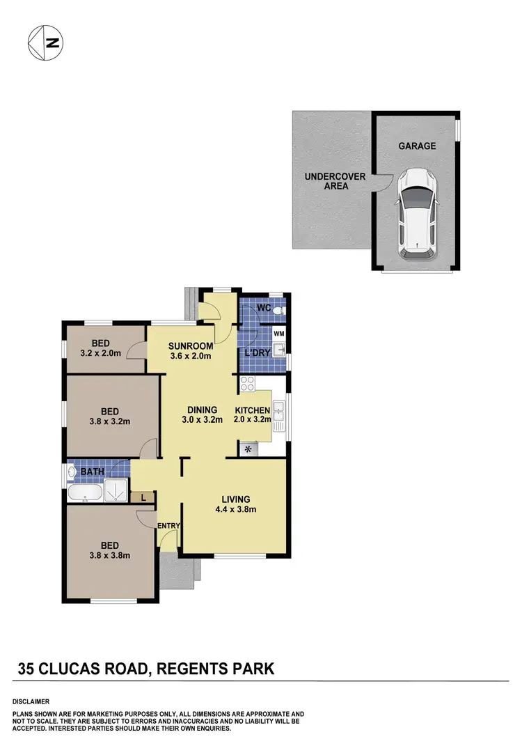 Floorplan of Homely house listing, 35 Clucas Road, Regents Park NSW 2143