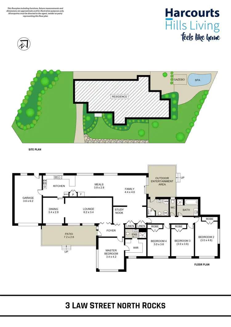 Floorplan of Homely house listing, 3 Law Street, North Rocks NSW 2151