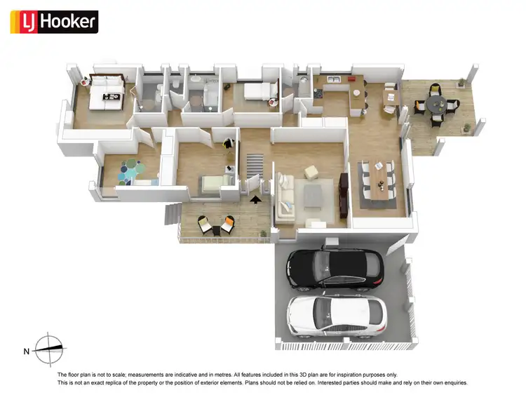 Floorplan of Homely house listing, 14 Cerberus Street, Donvale VIC 3111