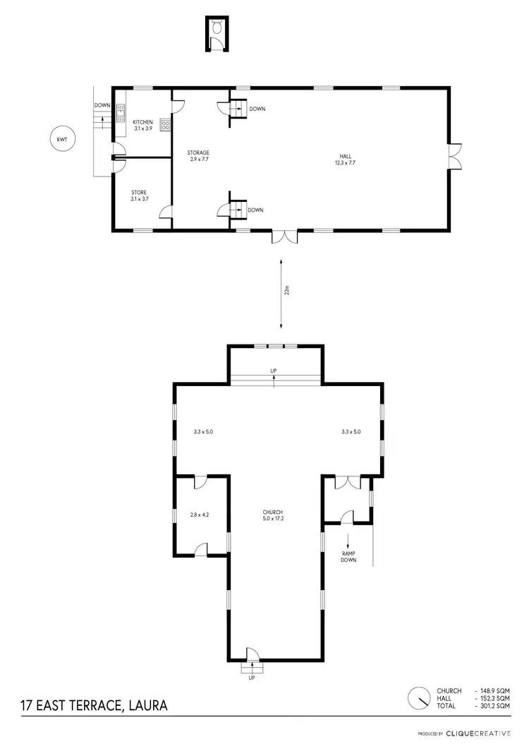 Floorplan of Homely rural property listing, 17 East Terrace, Laura SA 5480