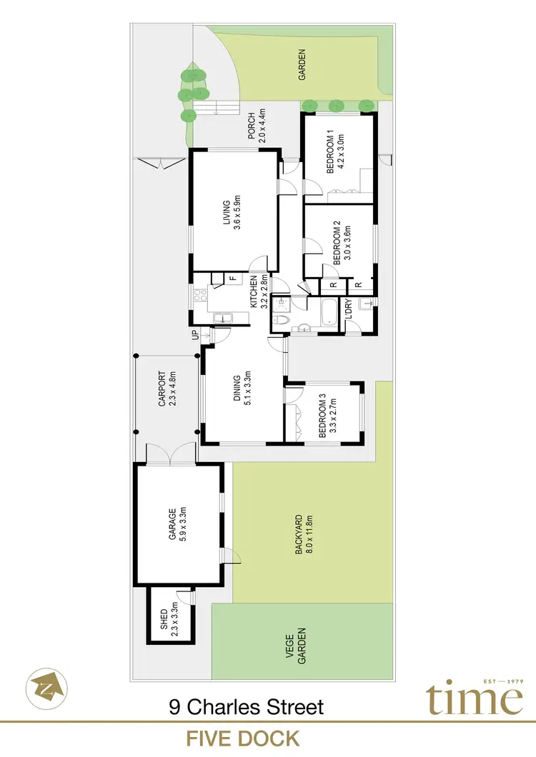 Floorplan of Homely house listing, 9 Charles Street, Five Dock NSW 2046