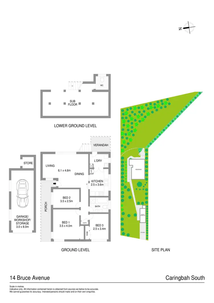 Floorplan of Homely house listing, 14 Bruce Avenue, Caringbah South NSW 2229