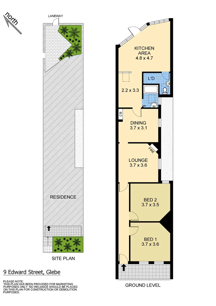 Floorplan of Homely house listing, 9 Edward Street, Glebe NSW 2037