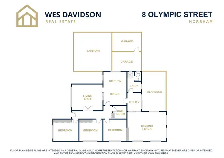 Floorplan of Homely house listing, 8 Olympic Street, Horsham VIC 3400