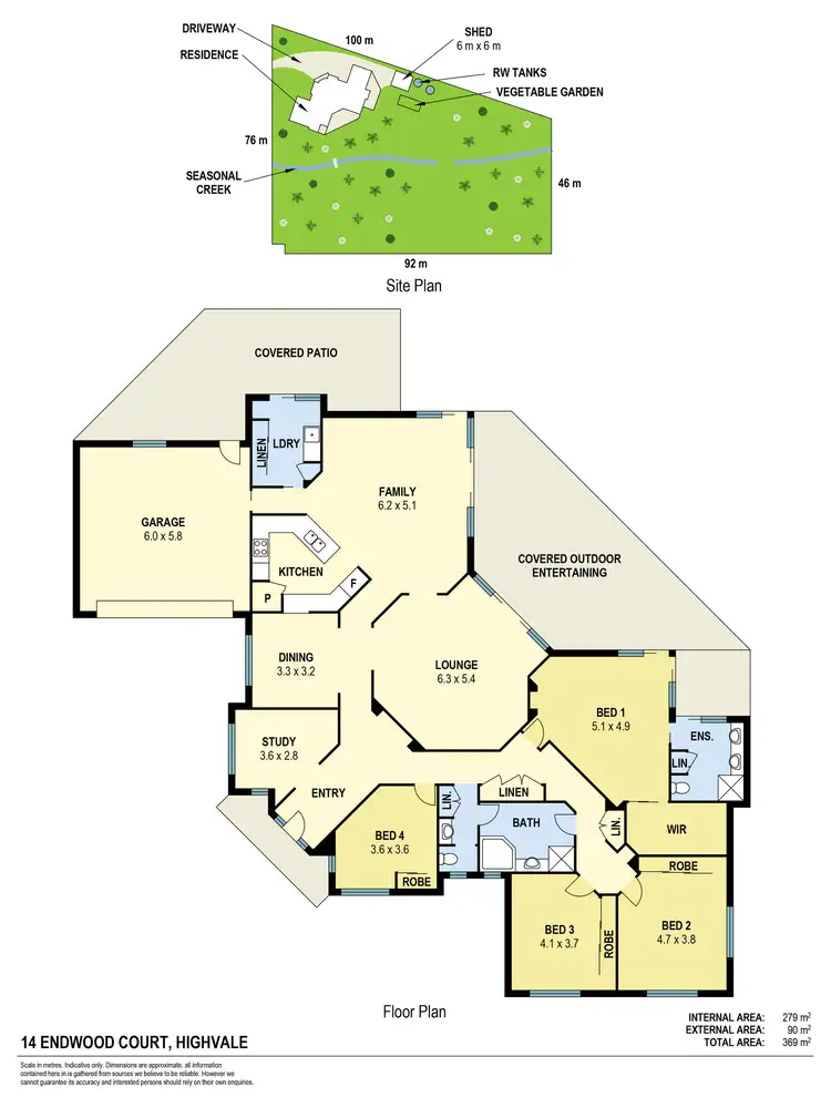 Floorplan of Homely house listing, 14 Endwood Court, Highvale QLD 4520