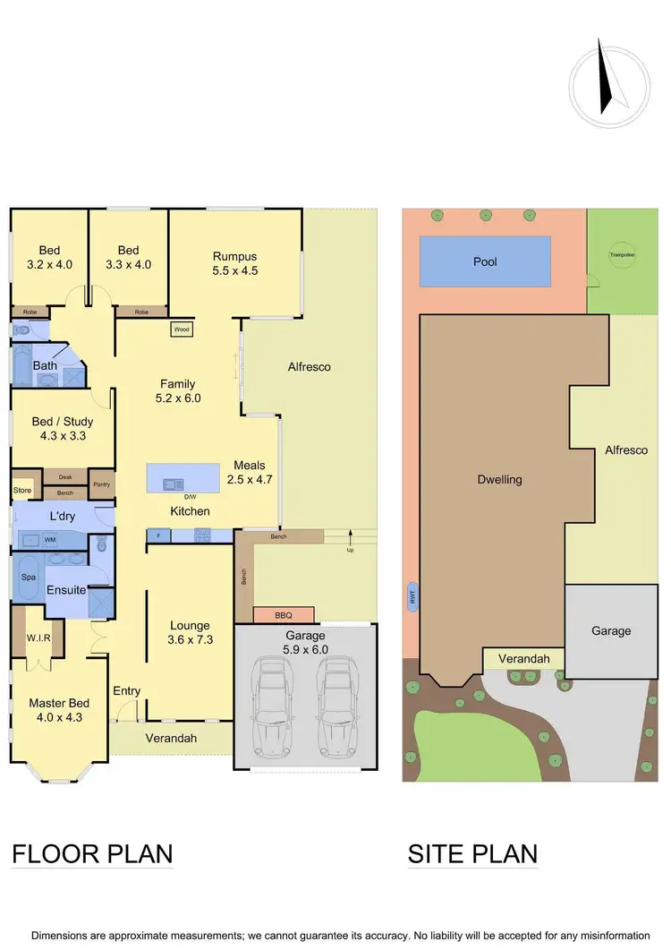 Floorplan of Homely house listing, 4 Outcrop Crescent, South Morang VIC 3752